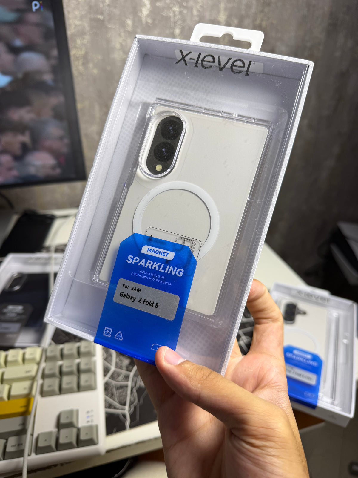 X level Crystal Clear Case Samsung Galaxy Fold 8 and Fold 8 Ultra (Non Yellowing)