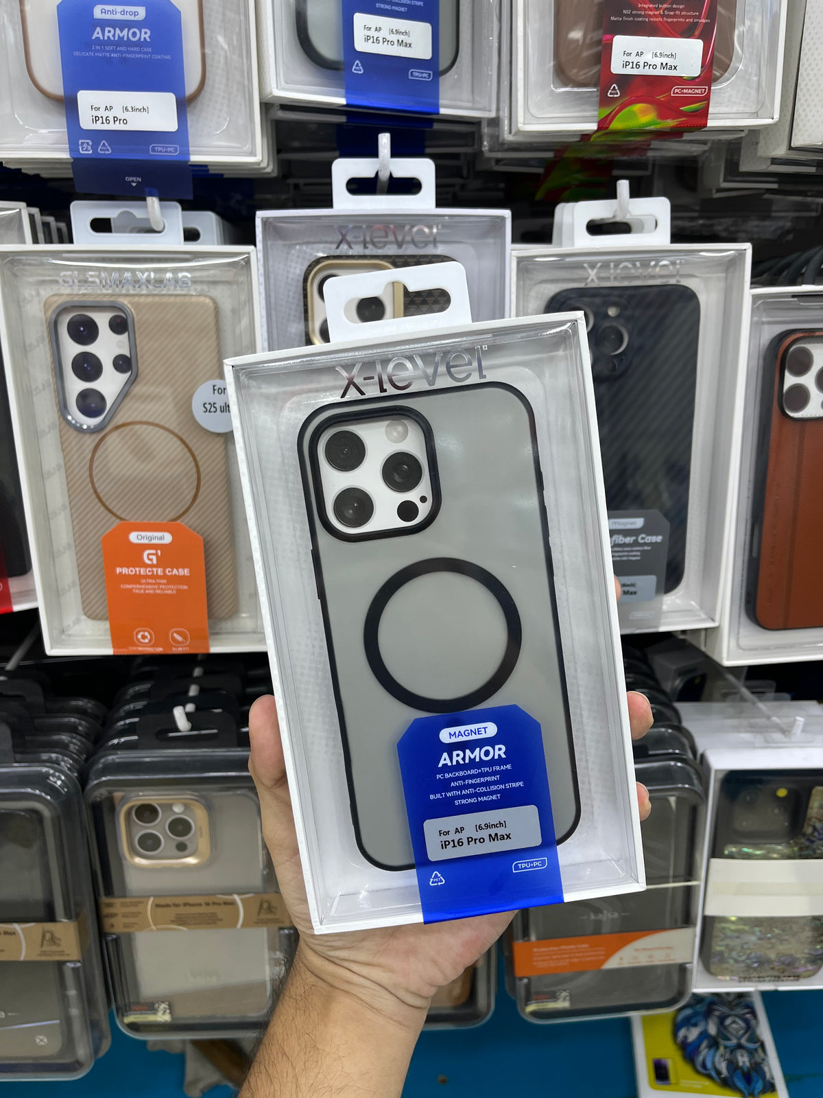 X level Armor Case with MagSafe 16 pro max