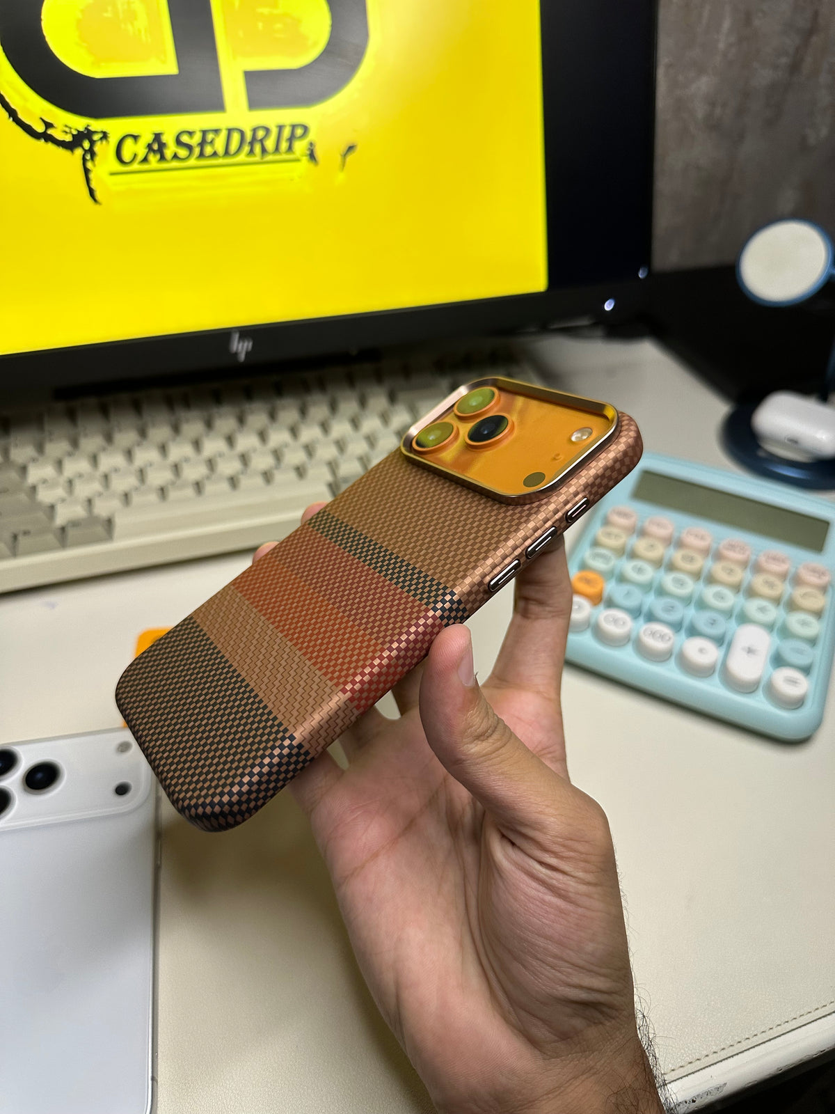 Luxo triple shaded sunset