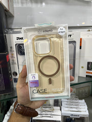 Euoro clear desert magsafe case 16 pro max