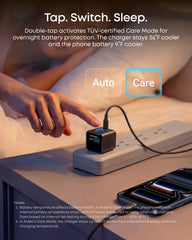 Anker Nano Charger (45W, Smart Display, 180° Foldable)