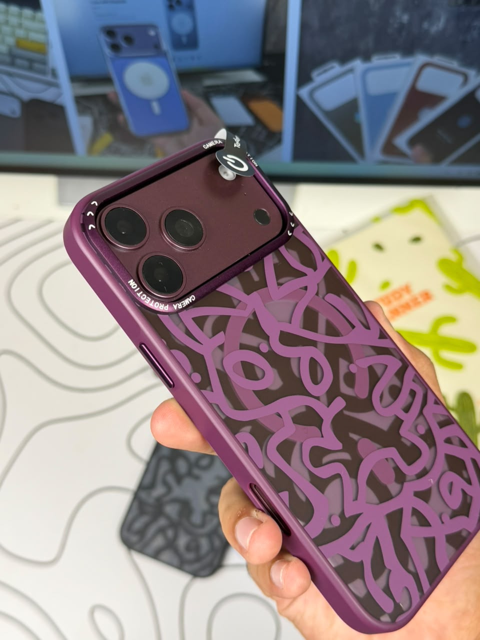 Premium Printed Matt Magsafe Case 17/18 Pro Max