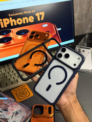 Berlia Color Bordered Magsafe Case 17 Series (Non Yellowing)