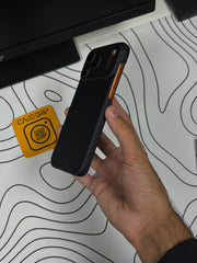 X level Nano Fiber Slim Carbon MagSafe Case 17 Pro Max