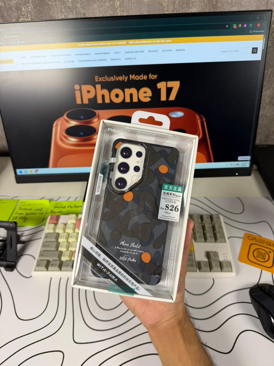 Paika Printed Matt Magsafe Case Samsung Galaxy S26 Ultra