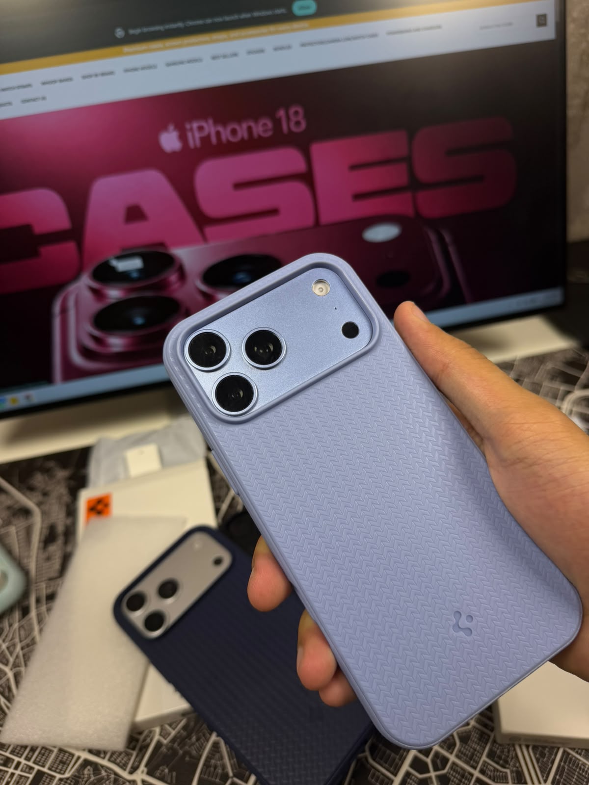 Spigen 1:1 Mag Armor Soft Magsafe Cases 17/18 Pro Max Pattern Design