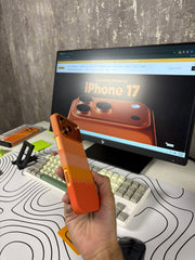Orange Horizontal Lines Carbon MagSafe Case Same as Pita** 17 Pro Max