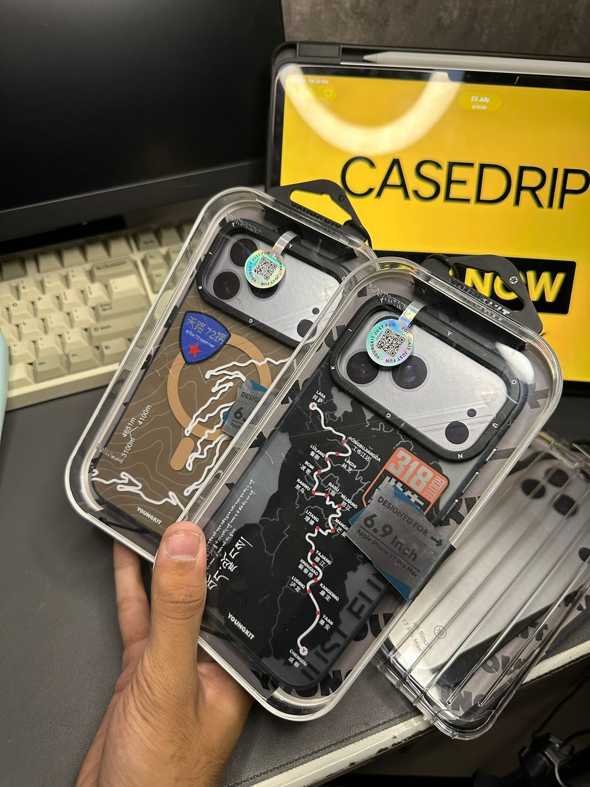 Youngkit Map Series Magsafe Case 17 Pro Max