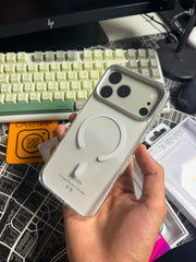 X level Crystal Clear Magsafe Case 17 Pro Max (Non Yellowing)