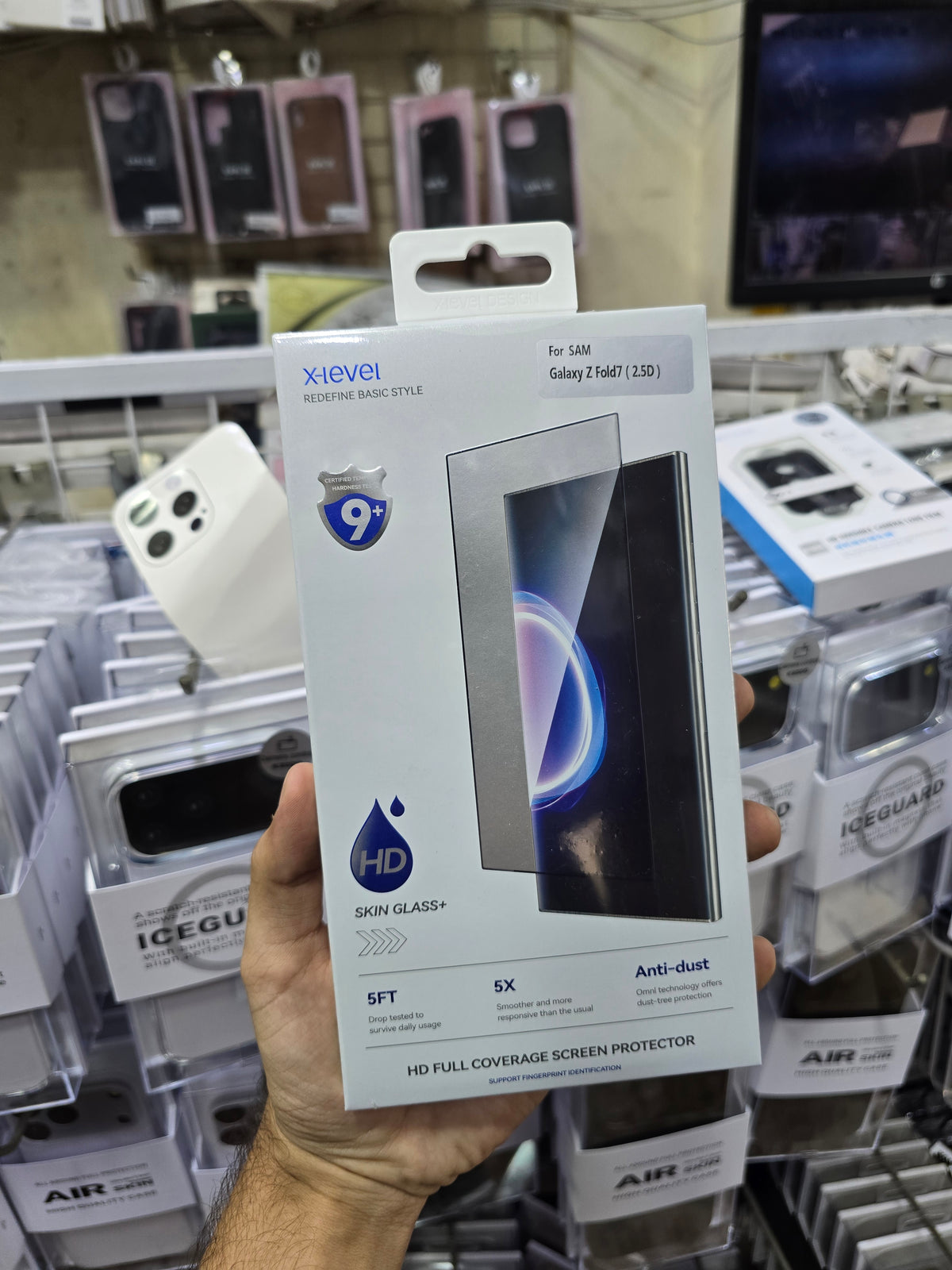 X Level Clear Glass Fold 7