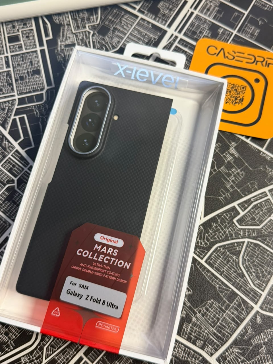 X Level Mars Carbon MagSafe Case Samsung Galaxy Fold 8 Ultra