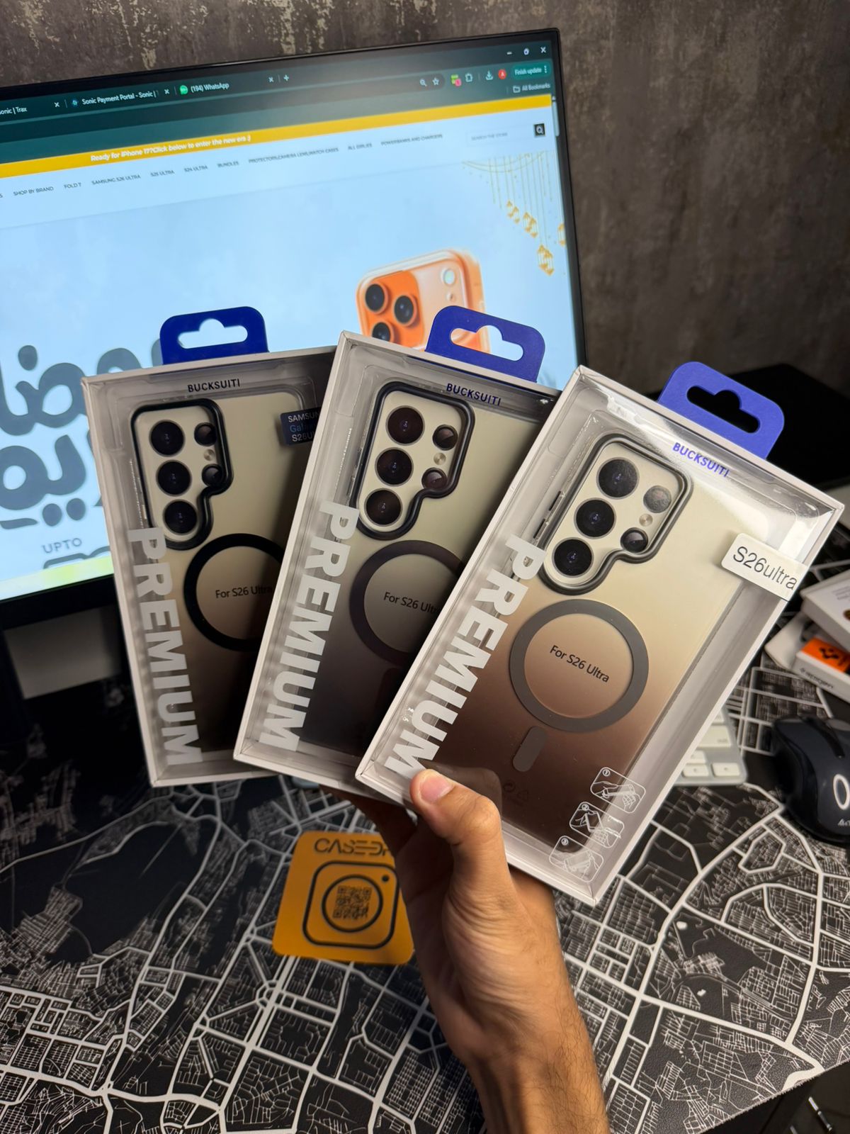 Buksutti Dual Shade Matt Magsafe Cases Samsung S26 Ultra