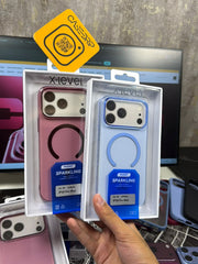 X level Sparkling Color Clear Cases 17/18 Pro Max (Non Yellowing)