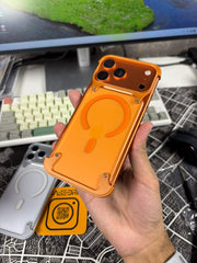 Side cut metal case