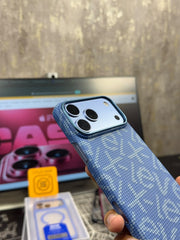 X level Cheers Carbon MagSafe Case Glacier Blue 17/18 Pro Max
