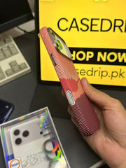 Luxo Red Mountain Design Carbon Case 17 Pro Max