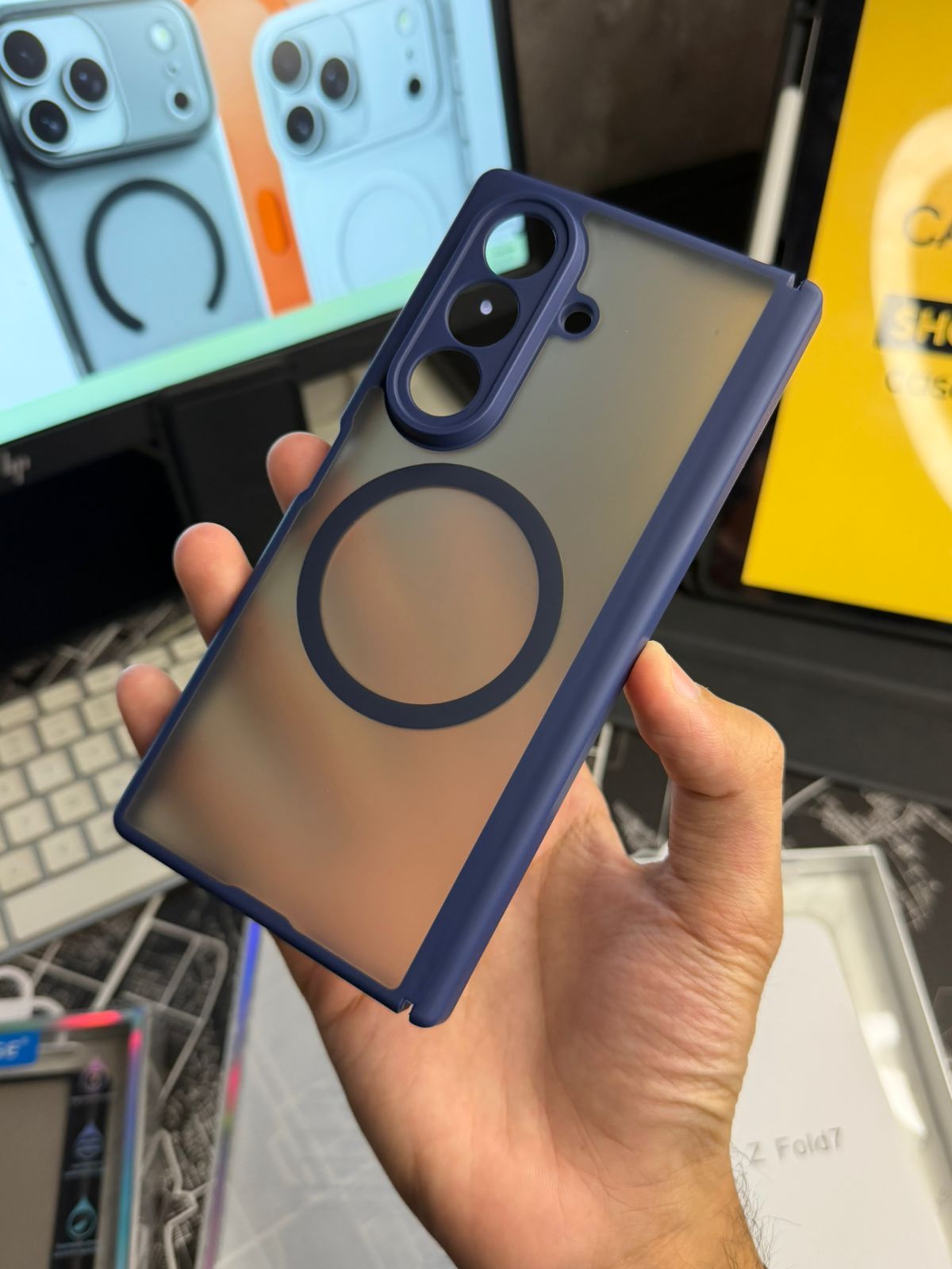 J Case Matt Magsafe Case Samsung Fold 7