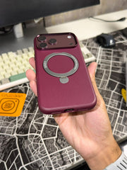 X level Leather Stand Better Enjoyment 18 Series Burgundy Color