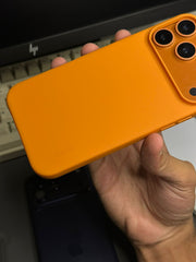 X level Guardian Soft Silicone Case Cosmic Orange 17 Pro Max