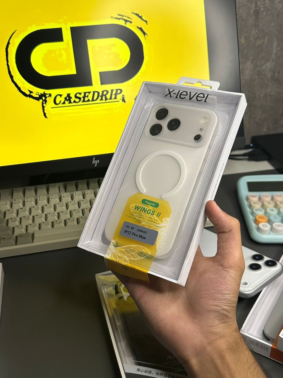 X level Wings Matt Magsafe Case 17 Pro Max
