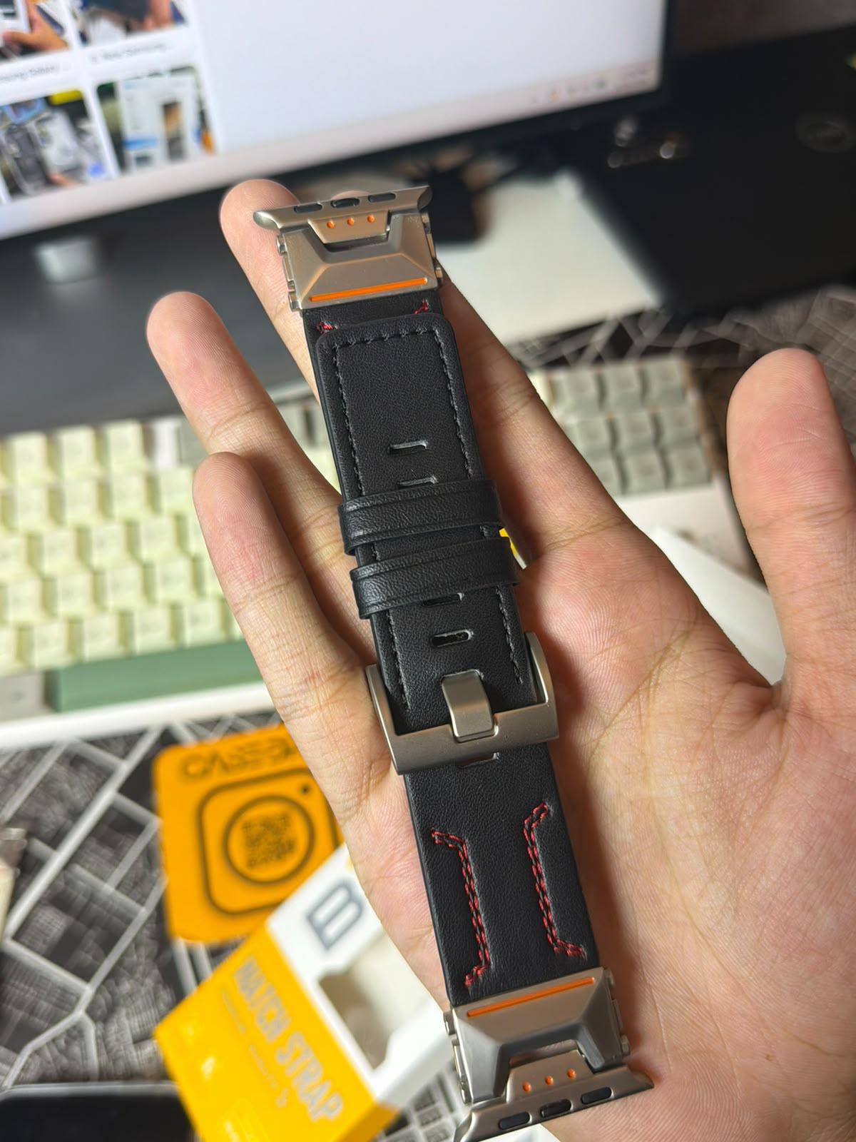 Binkson Premium Leather Iwatch Straps (44/45/46/49'mm)