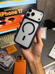 Berlia Color Bordered Magsafe Case 17 Series (Non Yellowing)